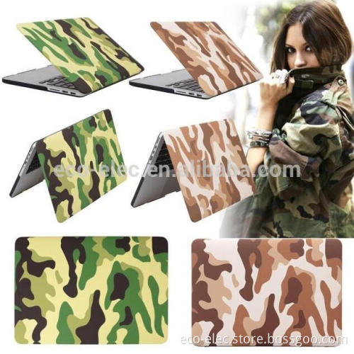 Camouflage Rubberized Matte Hard Case Cover for Mac Pro Air 11" 13" 15" w/out Touch Bar Release A1706/1708 A1707 Laptop Case